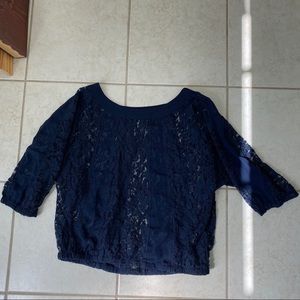 Sheer lace top